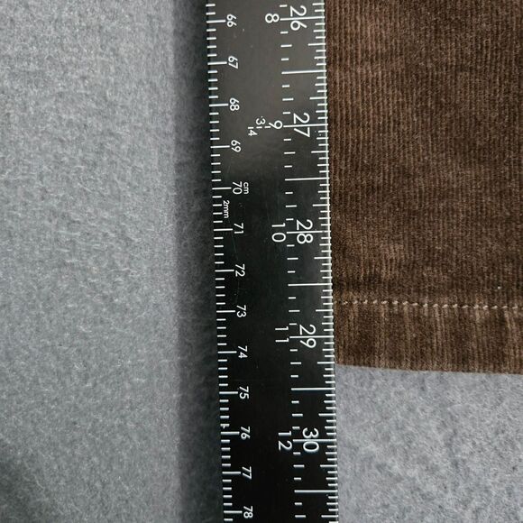 Erika Women 14 Brown Daria Corduroy Jeans Straight Leg High Rise - Picture 11 of 14